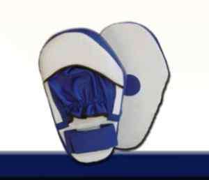 THICK COACHING MITTS BOXING PUNCHING TRAINING BLUE NEW  