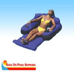 This ultimate swimming pool inflatable lounge chair features head, arm 