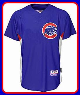 CHICAGO CUBS AUTHENTIC COOL BASE BP JERSEY YOUTH XL  