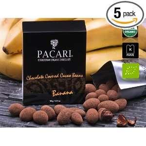Pacari Ecuadorian Organic Chocolate Cacao Bean Banana, 15.8 Ounce 