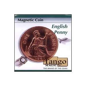  Magnetic English Penny   Tango   Money Magic Trick Toys & Games