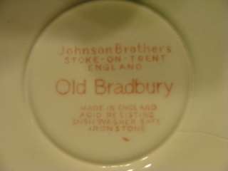 Johnson Brothers Old Bradbury Pink 3 Saucers England  
