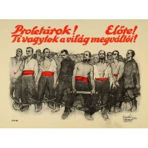   Szanto Hungarian Workers People   Original Mini Poster