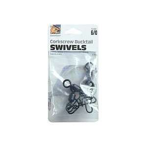  SWIVELS CORKSCREW SIZE 6/0