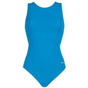   Aquashape Moderate Lap Swimsuit Solids TURQUOISE 14
