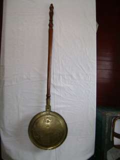 Early 19th Century Brass Bed Warmer  