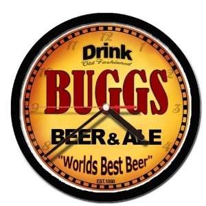  BUGGS beer and ale cerveza wall clock 