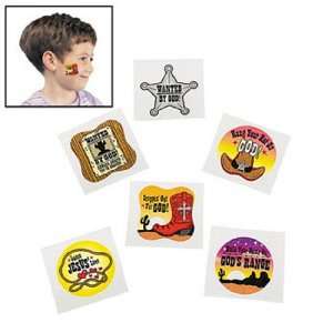  Vacation Bible School Western Tattoos (72 pc) Toys 
