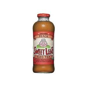 Sweet Leaf Tea Organic Peach Sweet Tea Bottle ( 12x16 OZ)  