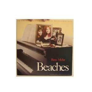   Beaches Poster Flat Bette Midler Soundtrack 