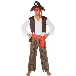 Lets Party By Time AD Inc. Pirate Swashbuckler Adult Costume / Black 