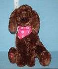  Gund Brown PUPPY DOG Pink Breast Cancer Bandana 