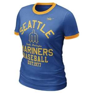  Womens Coop Seattle Mariners Ringer