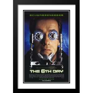  The 6th Day 20x26 Framed and Double Matted Movie Poster 