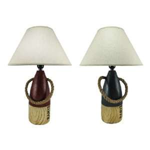  Pair of Nautical Buoy Bedside Table Lamps