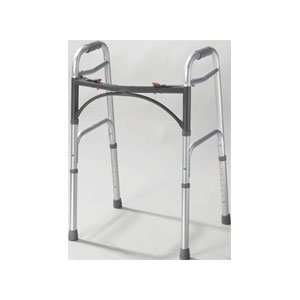  Drive Medical Deluxe Folding Walker, Two Button Health 