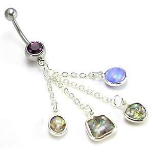  Fun Abalone Belly Button Ring Jewelry