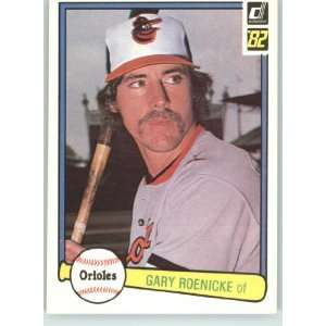  1982 Donruss #509 Gary Roenicke   Baltimore Orioles 