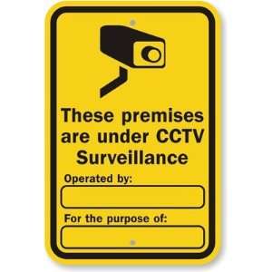  These Premises Are under CCTV Surveillance (with Graphic 