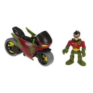 Imaginext DC Super Friends ROBIN with Cycle SOLD OUT Very Hard to Find 