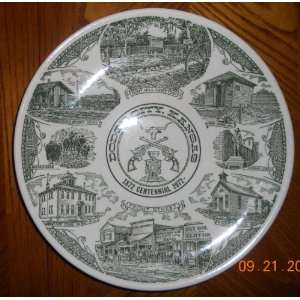  Vintage Dodge City, Kansas Centennial Plate Everything 
