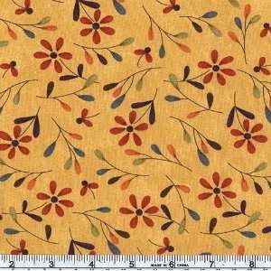  45 Wide Fall Back In Time Moon Posies Glow Fabric By The 
