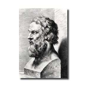 Bust Of Plato c427c348 Bc Engraved By Lucas Emil Vorsterman 15951675 