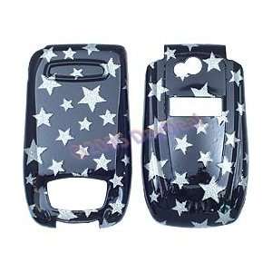 Glitter Stars Black Faceplate w/ Battery Cover for Nextel i850