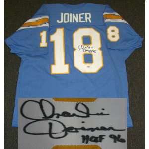  Charlie Joiner Signed Uniform   Authentic Sports 