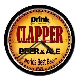  CLAPPER beer and ale cerveza wall clock 