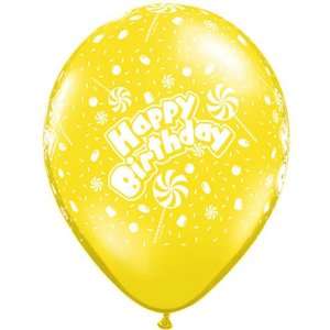   Assorted Jewel Happy Birthday Candy 100 Latex Balloons` Toys & Games