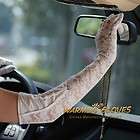   cotton UV Protection Sun Block Bridal golf driving gloves Arm Sleeves