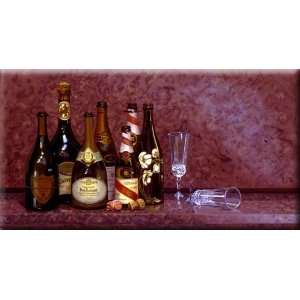  Champagnes 16x8 Streched Canvas Art by Childs, James