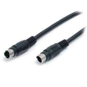   Video Cable 4 pin mini DIN Male To Male Coaxial Black Electronics