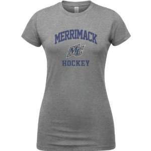   Sport Grey Womens Varsity Washed Hockey Arch T Shirt Sports