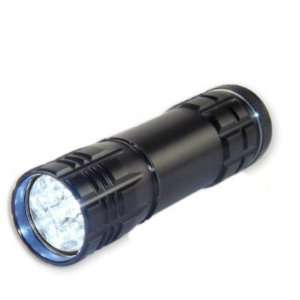  Super Bright 9 LED Heavy Duty Compact Aluminum Flashlight 