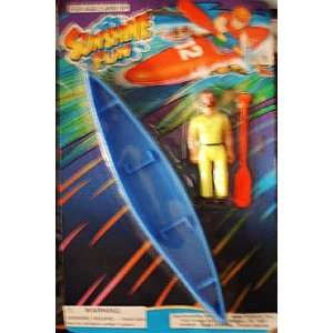  Sunshine Fun 3 Whitewater River Paddler Action Figure and 