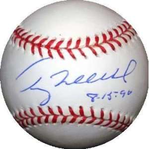  Terry Mulholland Autographed Baseball Inscribed 8 15 90 