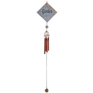  Wind Chime Copper And Gem Garden Decoration With Hanging 