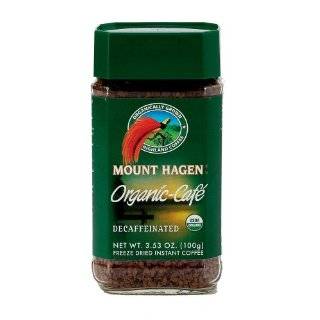 Mount Hagen Organic Freeze Dried Instant Decaffeinated Coffee, 3.53 