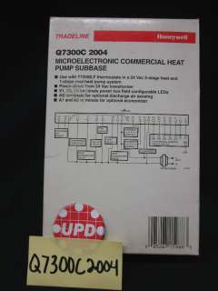 HONEYWELL  Q7300C2004  SUBBASE FOR T7300F SERIES THERMOSTAT  