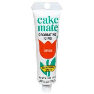  Cake Mate, Icing Decor Orange, 4.25 Ounce (6 Pack) Health 