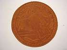   Original Shipley Saddle Embossed Dies, Coasters set of 4 Buffalos