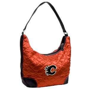  NHL Calgary Flames Team Color Quilted Hobo Sports 