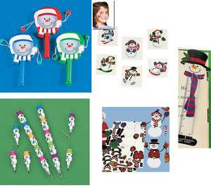   Snowman Christmas Party favors birthday Stocking stuffers Decorations