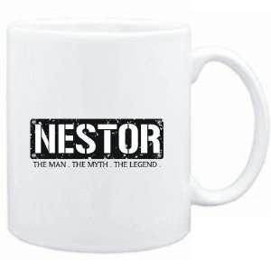  Mug White  Nestor  THE MAN   THE MYTH   THE LEGEND 