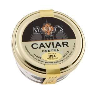 Markys Farmed California Osetra Caviar, Transmontanus White Sturgeon 