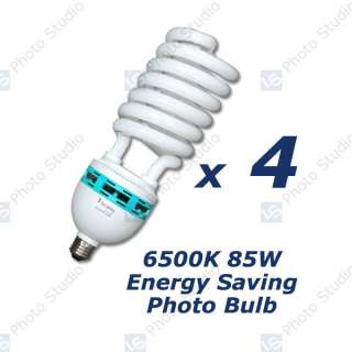 4x Fluorescent Studio Photo Daylight Day Light Bulb 85w  