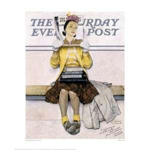 Cover Girl   Poster by Norman Rockwell (22x26) 