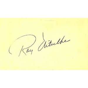  Ray Nitschke Autographed 3x5